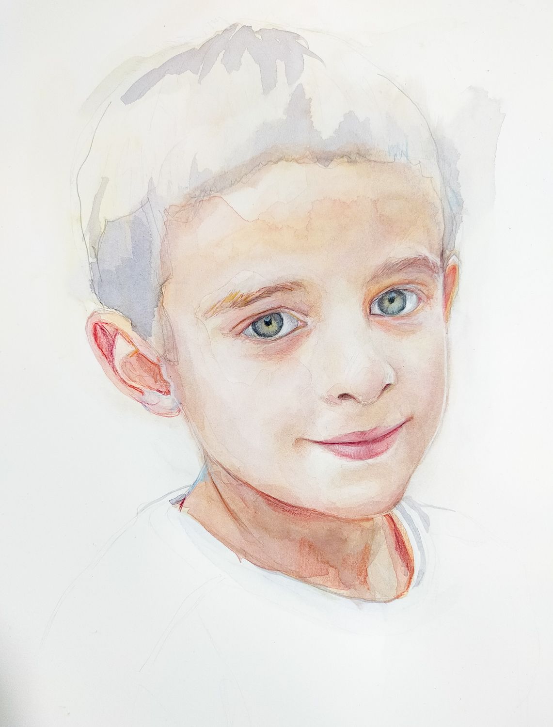 Retrato acuarela básico