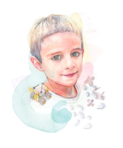 Retrato personalizado ilustrado (pack)