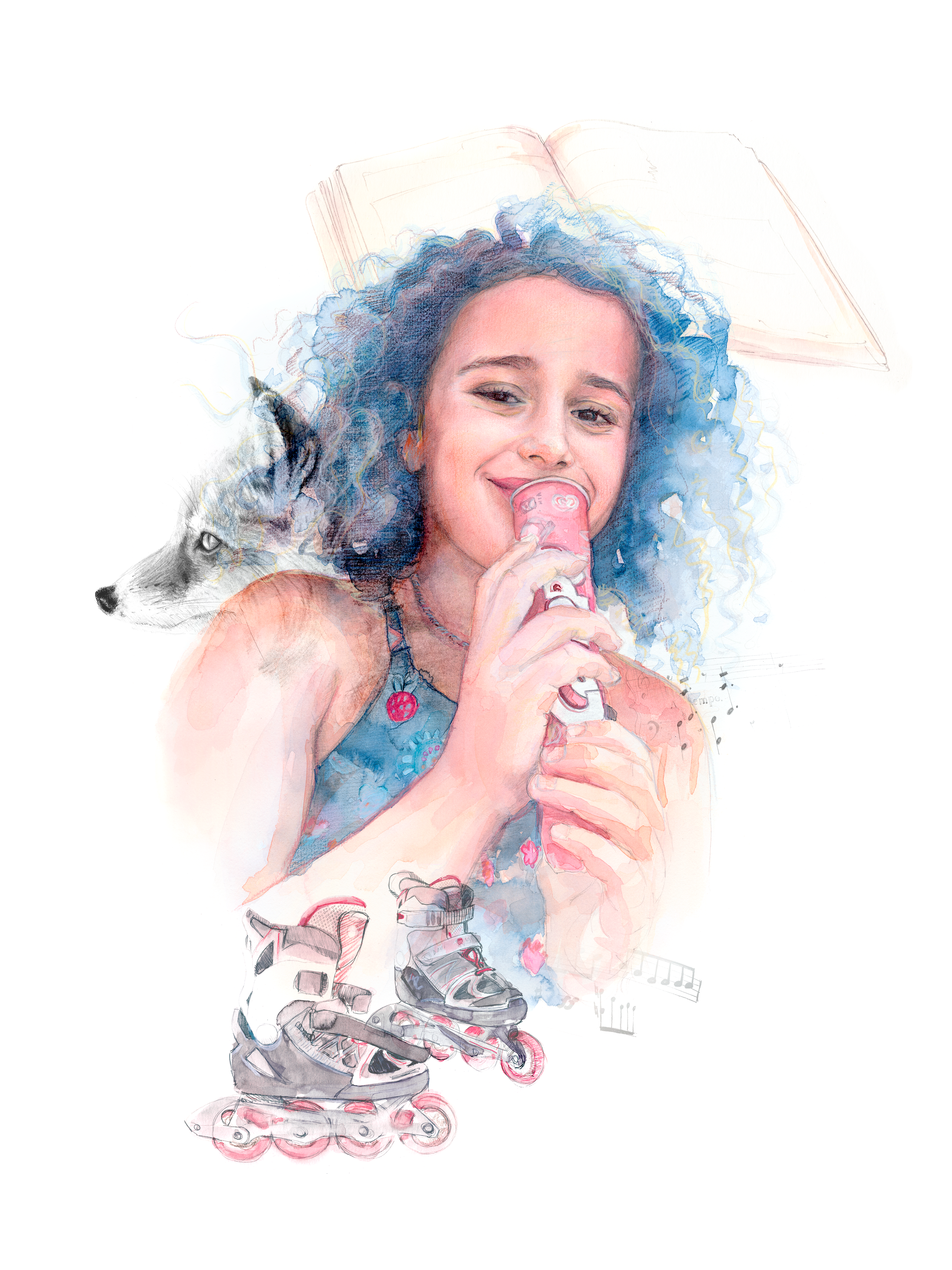 Retrato personalizado ilustrado (pack) - Imagen 4